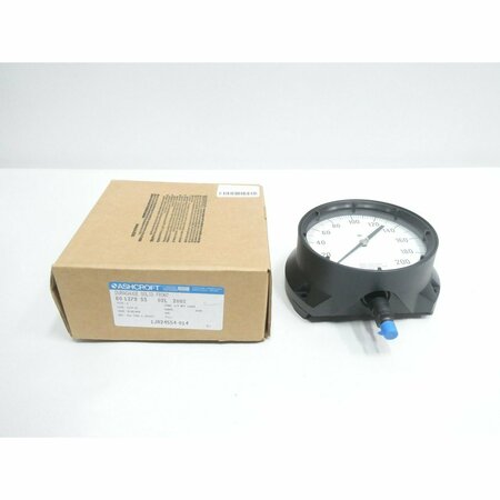 ASHCROFT DURAGAUGE 6IN 1/4IN 0-200PSI NPT PRESSURE GAUGE 60-1379-SS-02L-200